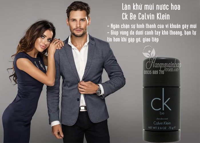 Lăn khử mùi nước hoa Ck Be Calvin Klein 75g dành cho nam 2