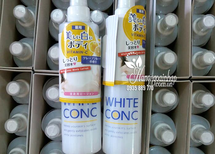 Lotion xịt dưỡng trắng da White Conc Vitamin C 245ml Nhật Bản 10