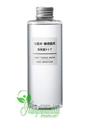 Nước hoa hồng Muji Light Toning Water High Moisture 200ml của Nhật Bản
