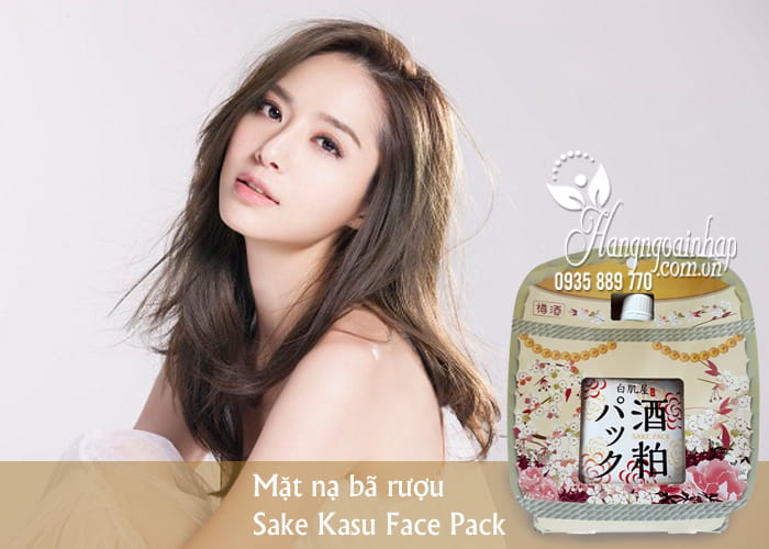 Mặt nạ bã rượu Sake Kasu Face Pack 120g Nhật Bản ủ trắng da 2