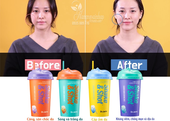 Mặt nạ cao su Shake and Shot Dr. Jart 