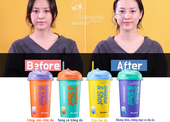 Mặt nạ cao su Shake and Shot Dr. Jart 