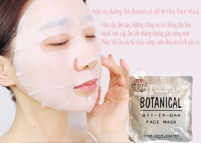 Mặt nạ dưỡng ẩm Botanical All In One Face Mask của Nhật Bản 3