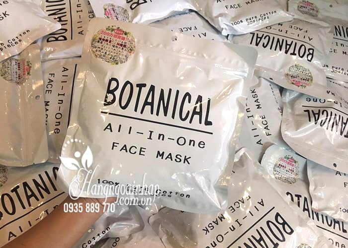 Mặt nạ dưỡng ẩm Botanical All In One Face Mask của Nhật Bản 5