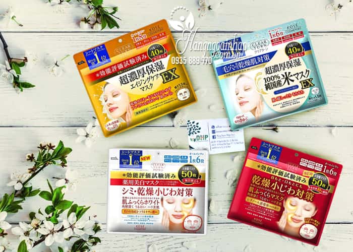 Mặt nạ giấy dưỡng da Kose Cosmeport của Nhật Bản 1