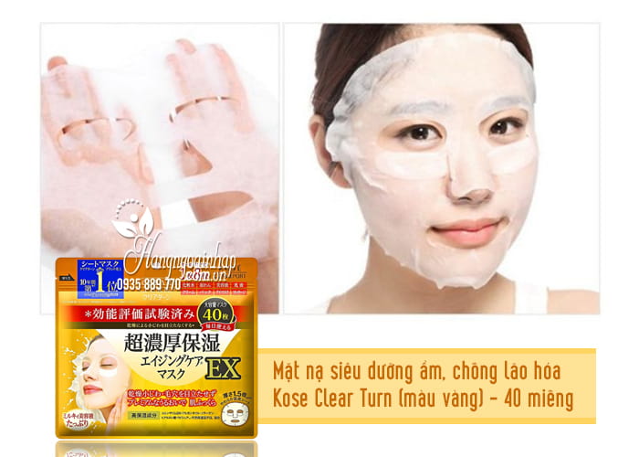 Mặt nạ giấy dưỡng da Kose Cosmeport của Nhật Bản 2