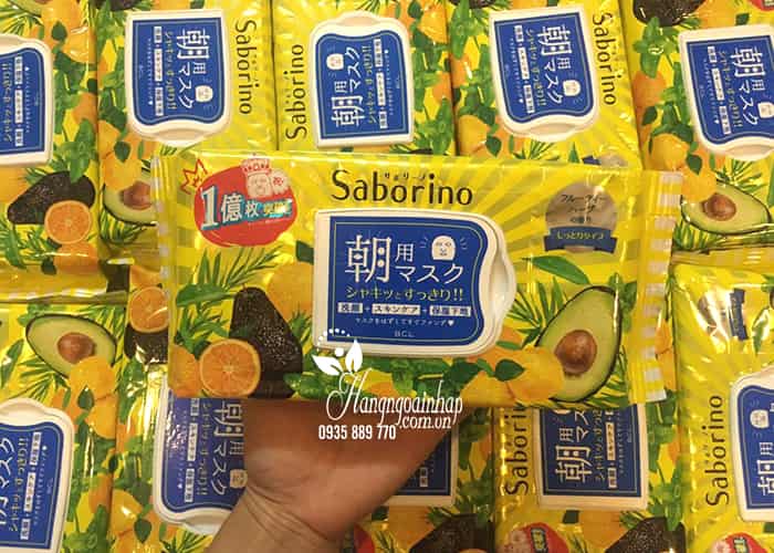 Mặt nạ Saborino Morning Face Mask 32 miếng của Nhật Bản 4
