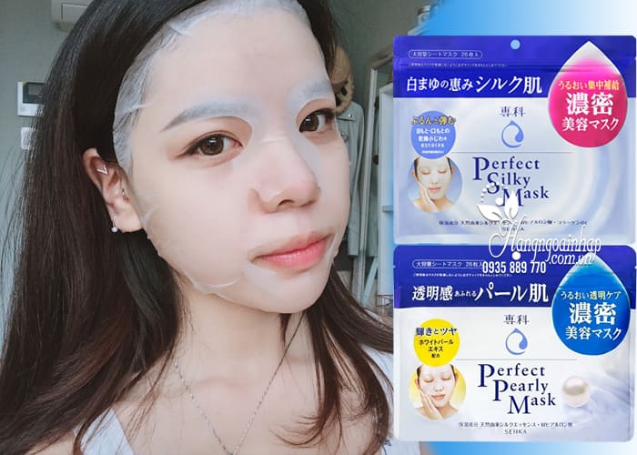 Mặt nạ Shiseido Senka Perfect Silky Mask 28 miếng Nhật Bản 2