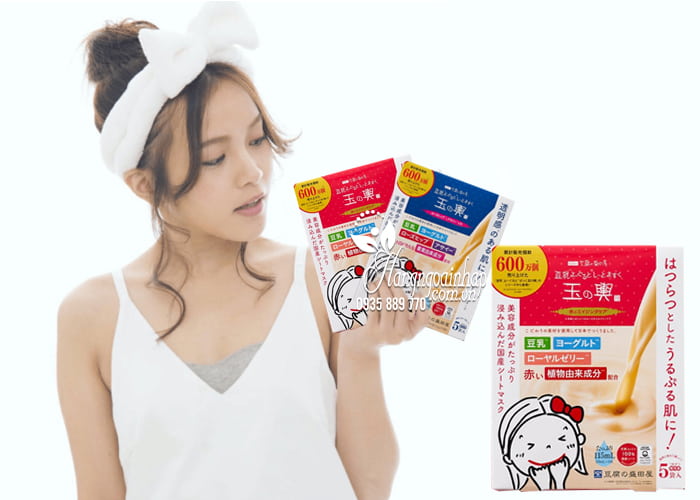 Mặt nạ Tofu Moritaya Soy Milk Yogurt Mask Sheet hộp 5 miếng 1