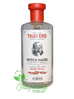 Nước hoa hồng Thayers Alcohol Free Witch Hazel Toner của Mỹ