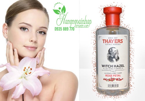 Nước hoa hồng Thayers Alcohol Free Witch Hazel Toner của Mỹ