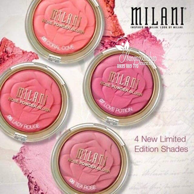 Phấn má hồng Milani Rose Powder Blush chính hãng Mỹ1