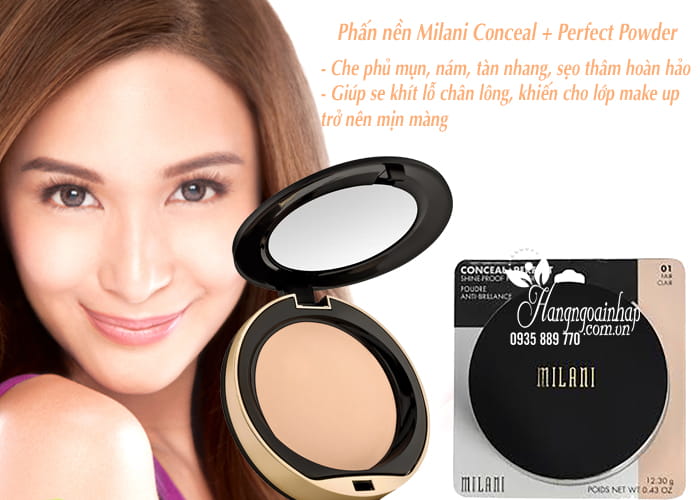 Phấn nền Milani Conceal + Perfect Powder chính hãng của Mỹ 4