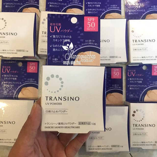 Phấn nền Transino UV Powder SPF50 PA++++ hộp 12g Nhật Bản 6