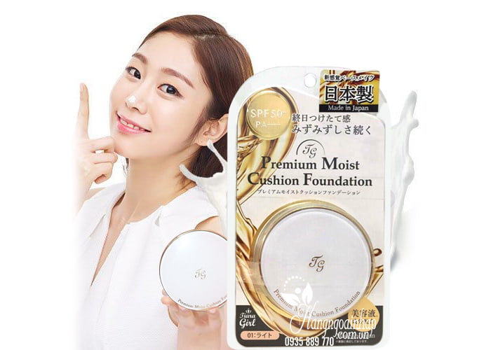 Phấn nước Tiara Girl Premium Cushion Foundation Nhật Bản 2