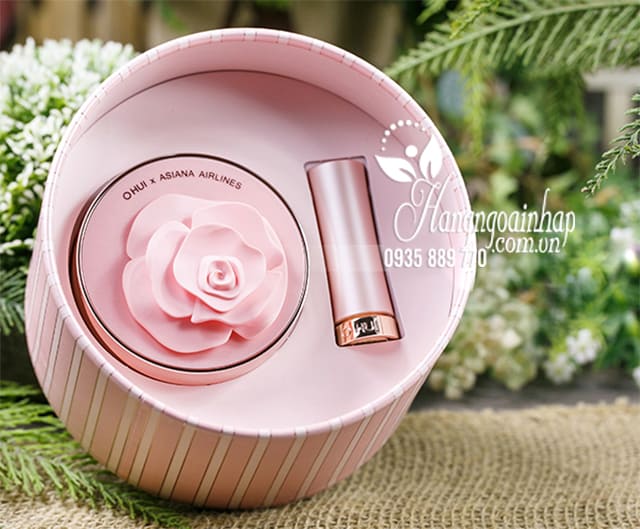 Set phấn nước và son Ohui Ultimate Cover Moisture của Hàn 1