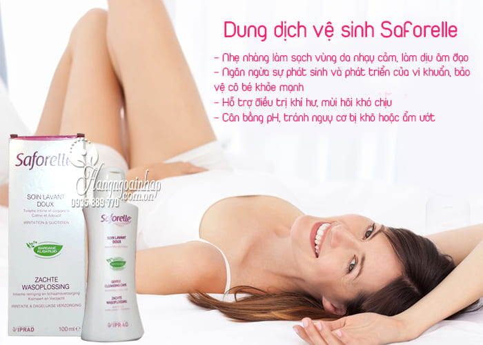 Dung dịch vệ sinh Saforelle 100ml chính hãng Pháp, giá tốt 3