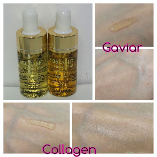 serum bergamo luxury gold collagen & caviar