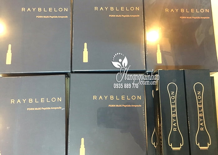 Bộ tinh chất cá hồi Rayblelon PDRN Multi Peptide + cây lăn 3