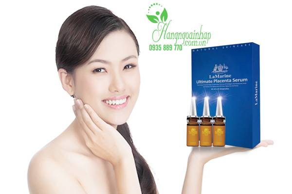 Huyết thanh nhau thai cừu LaMarine Ultimate Placenta hộp màu xanh