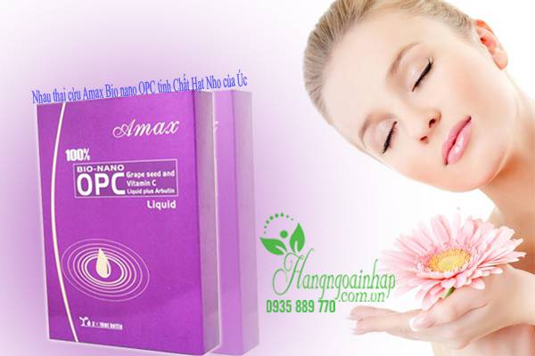 Serum tinh chất hạt nho và vitamin C Amax 100% Bio-nano OPC