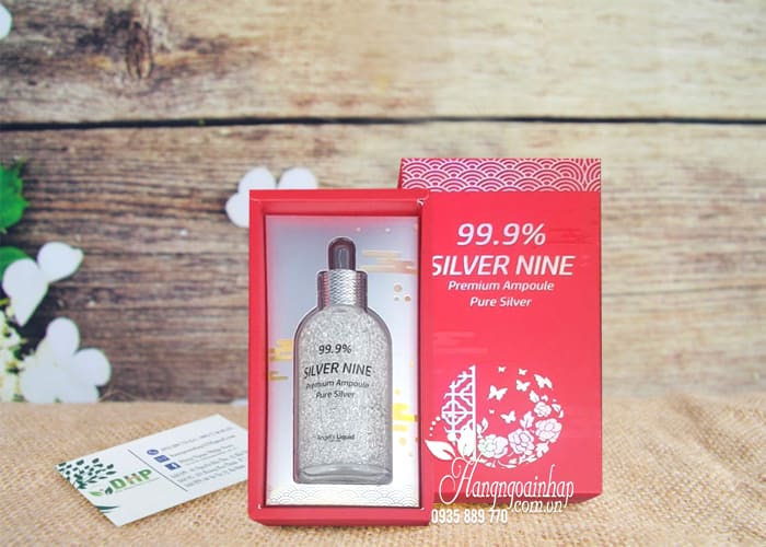 Serum bạc 99.9% Silver Nine Premium Ampoule của Hàn Quốc 1