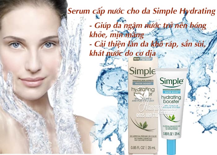 Serum cấp nước cho da Simple Hydrating Boost 25ml 3