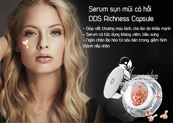 Serum sụn mũi cá hồi DDS Richness Capsule của Nhật 48 viên 3