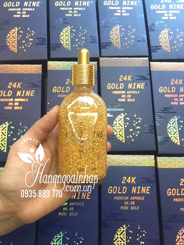 Serum vàng 24K Gold Nine Premium Ampoule 100ml Hàn Quốc 5