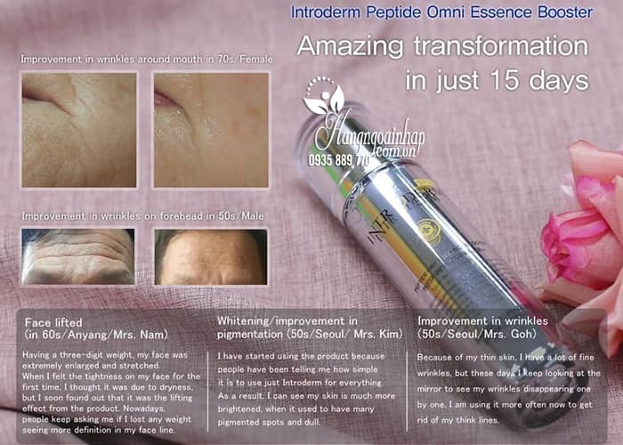 Tinh chất tái tạo da Introderm SP10 Omni Essence Booster 120ml 1