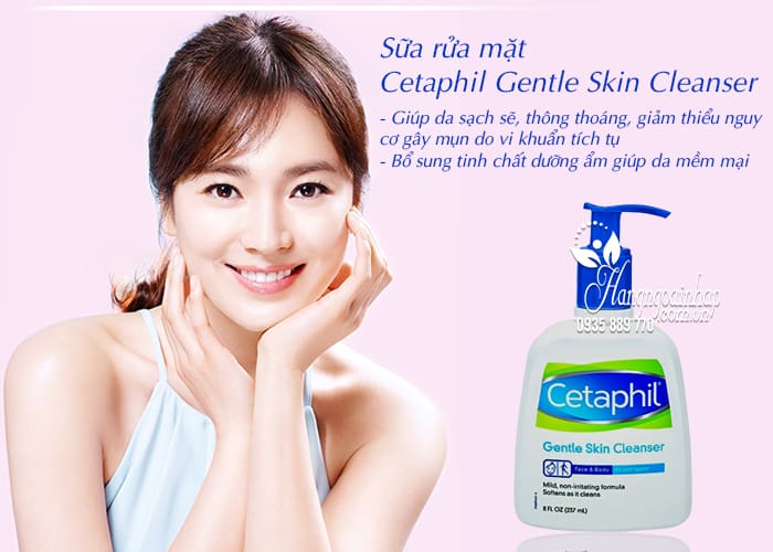 Sữa rửa mặt Cetaphil Gentle Skin Cleanser 237ml nhập từ Mỹ 3