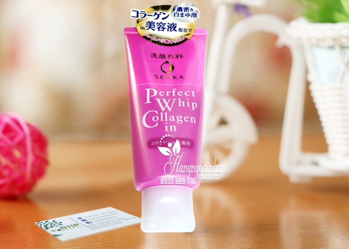 Sữa rửa mặt Shiseido Senka Perfect Whip Collagen in 120g 1