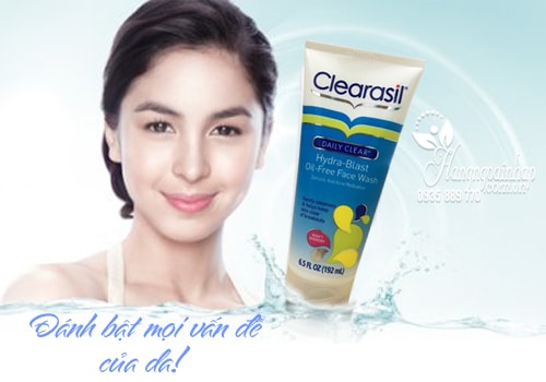   Sữa Rửa Mặt Trị Mụn Làm Sạch Da Clearasil Daily Clear Của Mỹ  