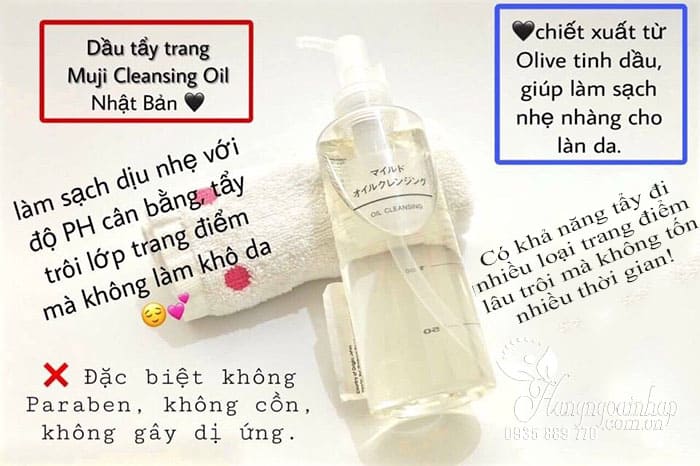 ầu tẩy trang Muji Cleansing Oil 200ml