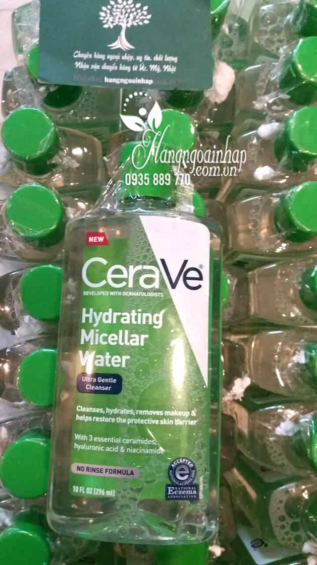 Nước tẩy trang Cerave Hydrating Micellar Water 296ml của Mỹ 6