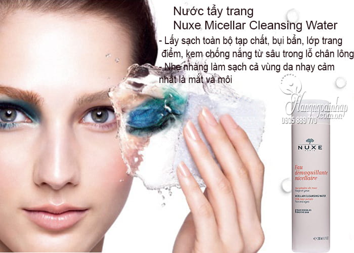 Nước tẩy trang Nuxe Micellar Cleansing Water 200ml của Pháp 2