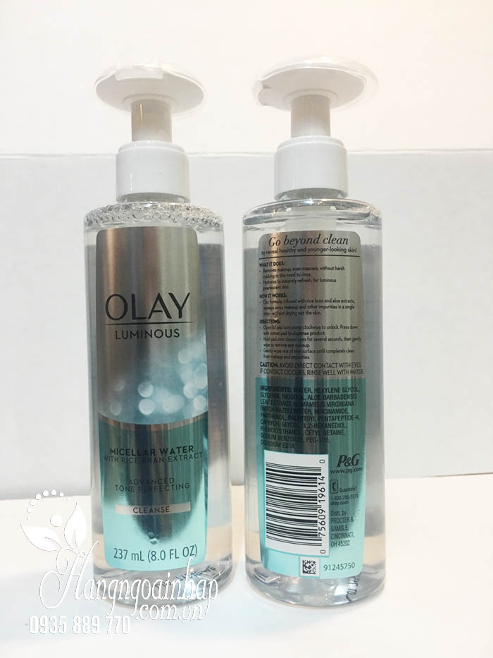 Nước tẩy trang Olay Luminous Micellar Water 237ml của Mỹ 1