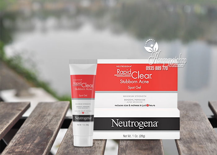 Gel trị mụn Neutrogena Rapid Clear Stubborn Acne Spot Gel 28g 1