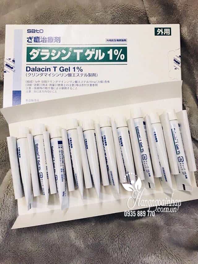 Kem trị mụn Dalacin T Gel 1% của Nhật Bản hiệu quả nhất 5