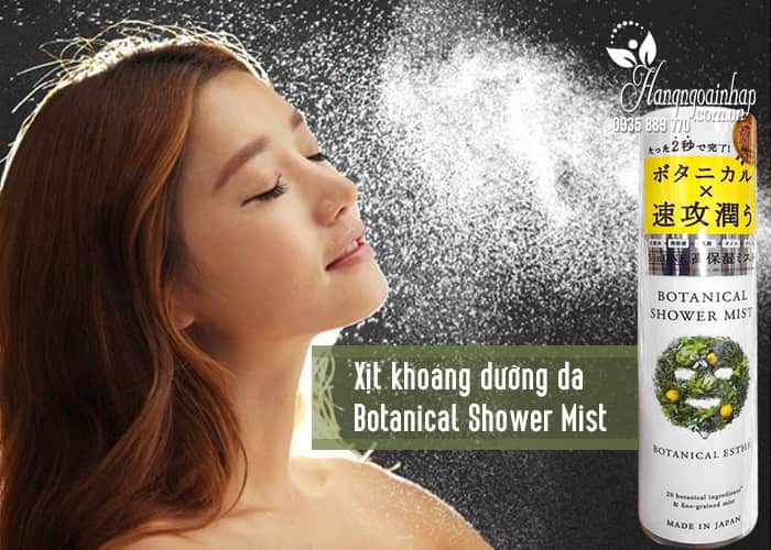 Xịt khoáng dưỡng da Botanical Shower Mist 160g của Nhật Bản 1