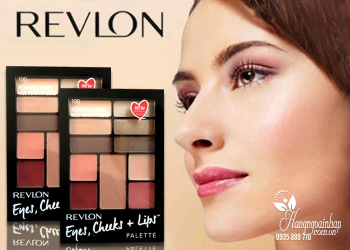 Bộ trang điểm Revlon Eyes, Cheeks, Lips Palette của Mỹ