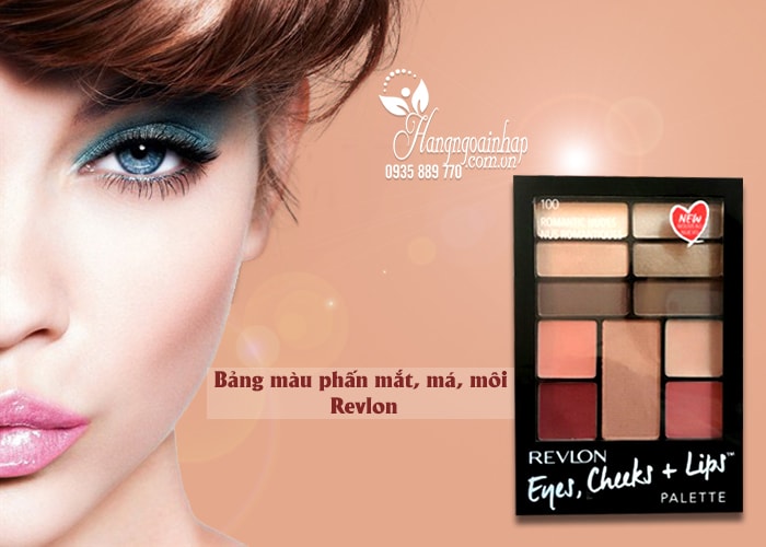 Set trang điểm đa năng Revlon Eyes, Cheeks, Lips Palette của Mỹ