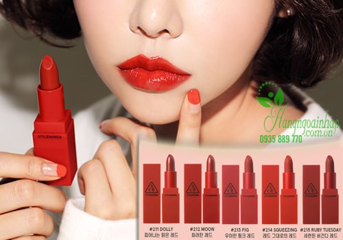 Son 3CE Red Recipe Lip Color của Hàn Quốc