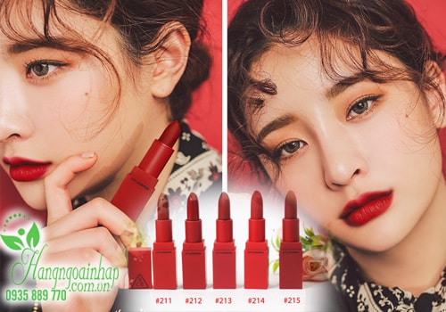 Son 3CE Red Recipe Lip Color của Hàn Quốc