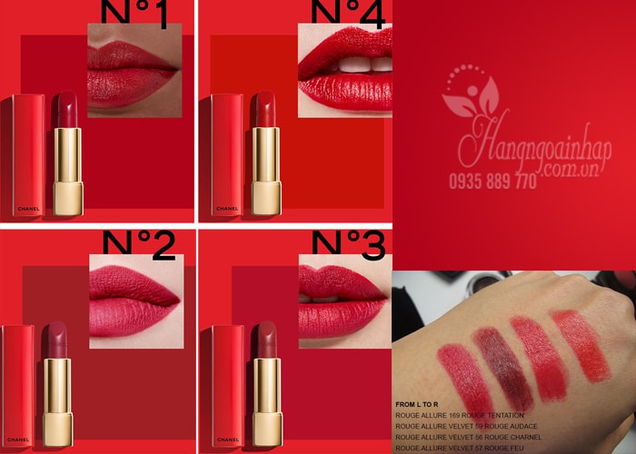 Son môi cao cấp Chanel Rouge Allure của Pháp dạng thỏi 