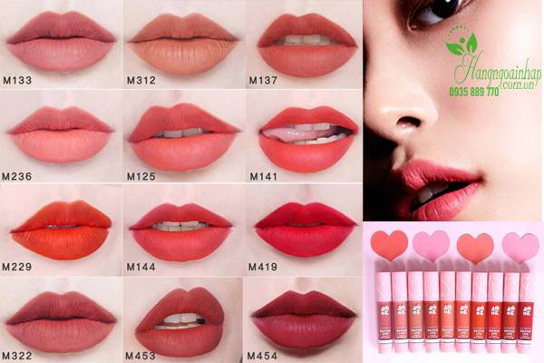 Son kem lì Amok Lovefit Whipped Lips của Hàn quốc