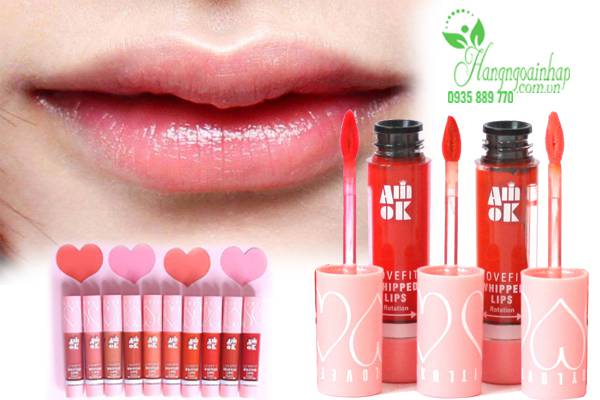 Son kem lì Amok Lovefit Whipped Lips  Hàn quốc