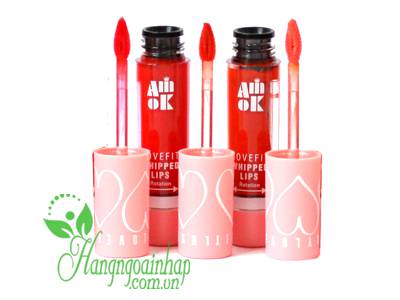 Son kem lì Amok Lovefit Whipped Lips của Hàn quốc