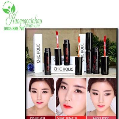 Son kem lì Chic Holic Long Lasting Fix Lip Lacquer Hàn Quốc