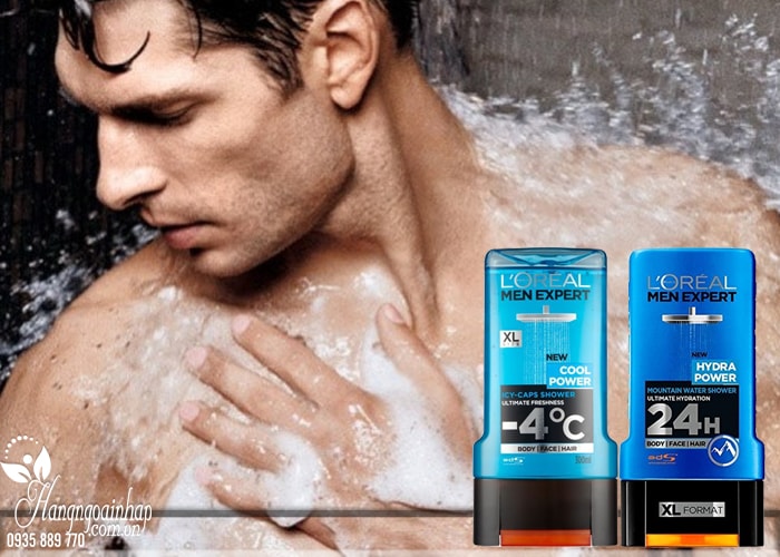 Sữa tắm gội toàn thân L’oreal Men Expert 5 in 1 của Pháp